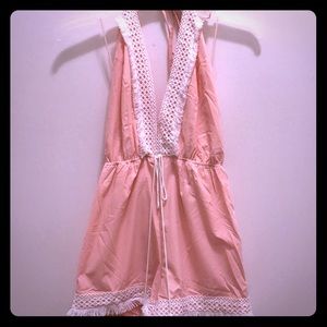 Light Pink Romper. NEVER BEEN WORN